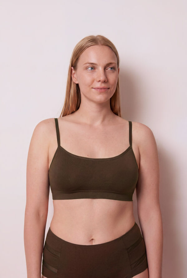 Women'secret Burgundy seamless padded top pink