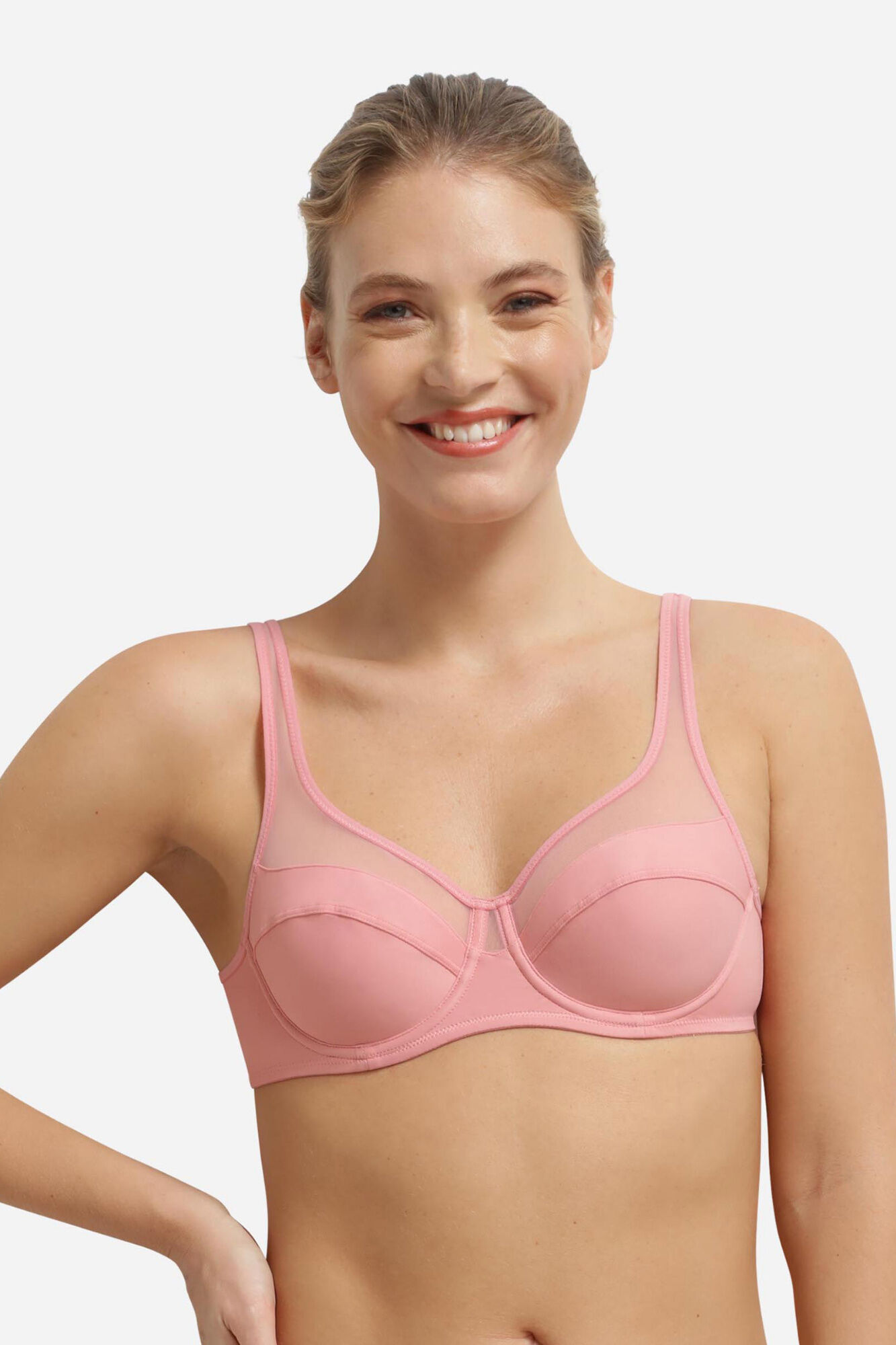 DIM Sujetador con aro gran capacidad tul