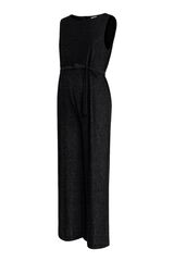 Mamalicious Shiny maternity jumpsuit black