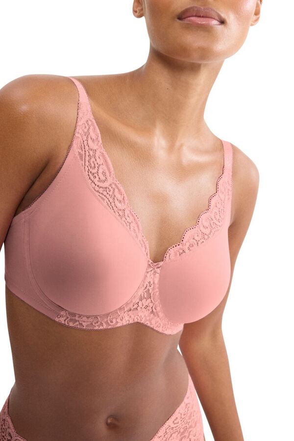 Triumph Sujetador reductor con aros rosa