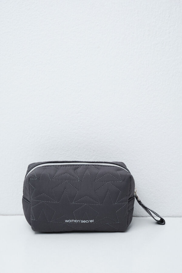 Women'secret Black small Snoopy vanity case grey