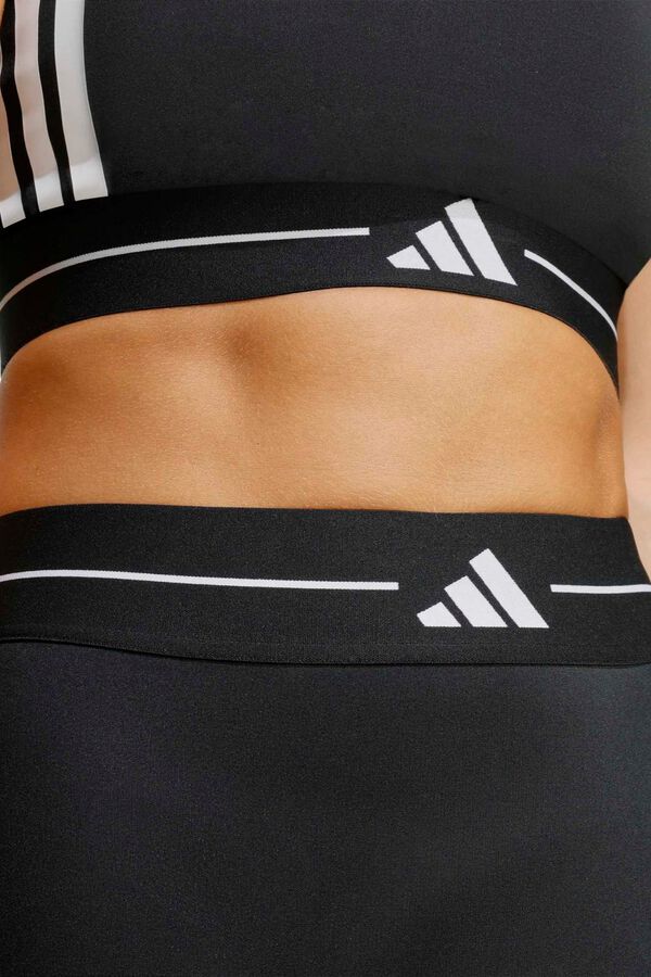 Adidas Mallas largas 3 bandas Hyperglam negro