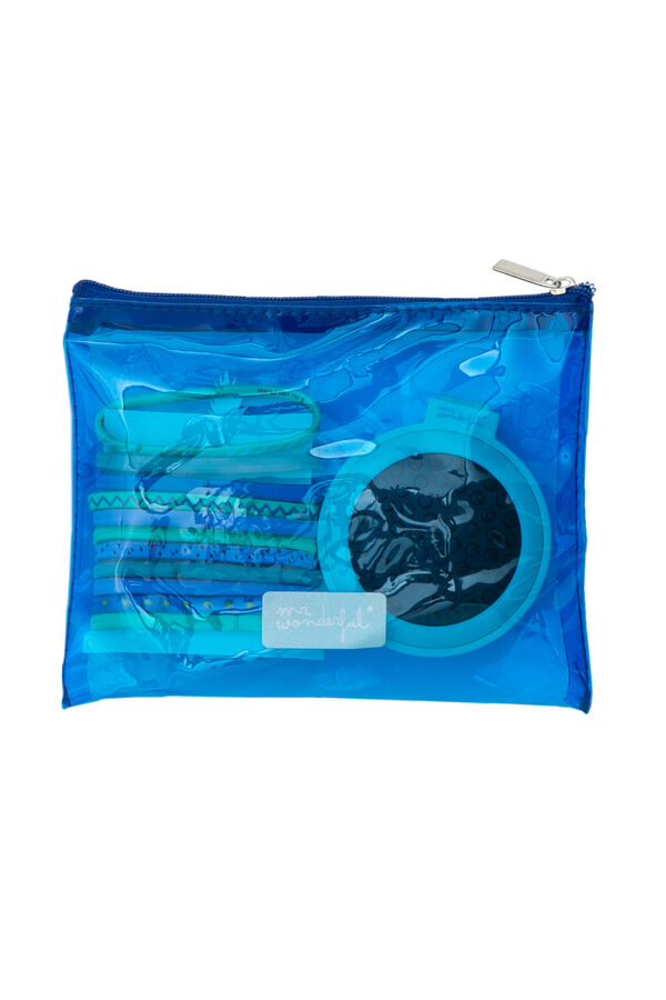 Mr. Wonderful Neceser con cepillo y gomas printed