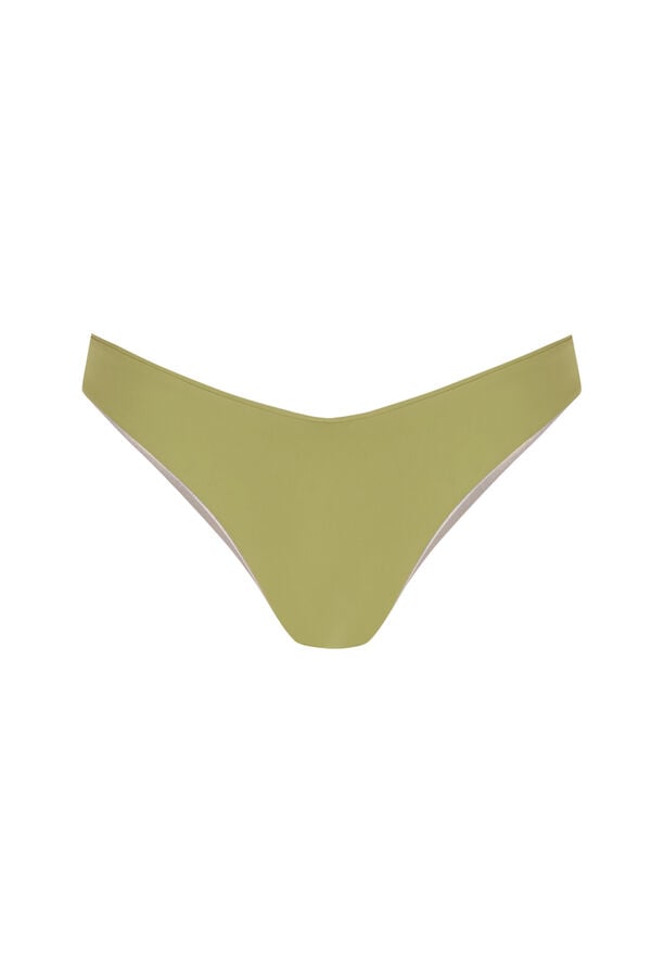 Womensecret Brasilianischer Bikini Bottom reversibel Grün
