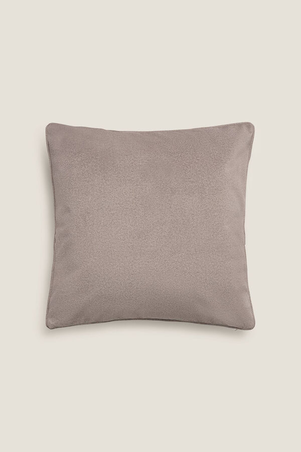 Womensecret Velvet cushion cover gris