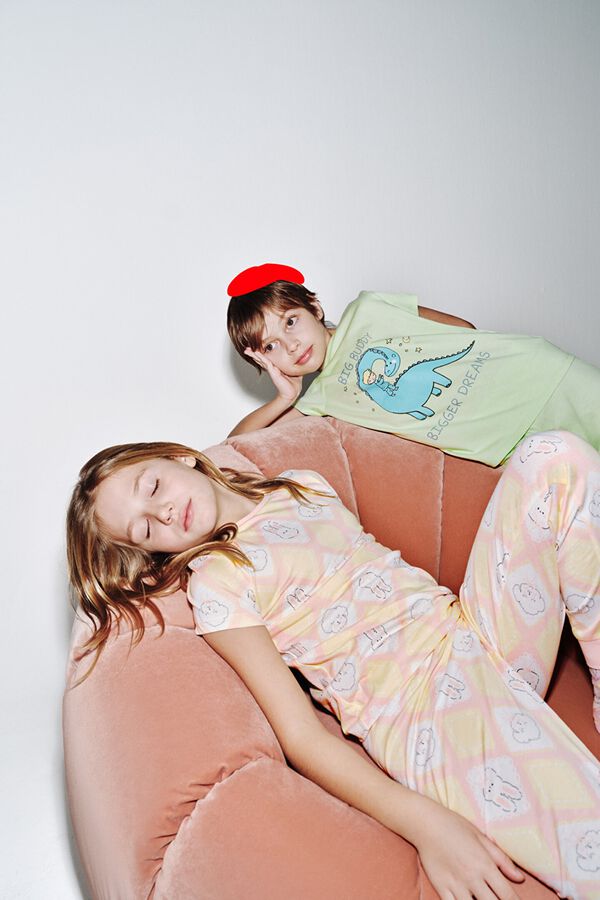 Penti Pack 2 pijamas infantiles perros rosa