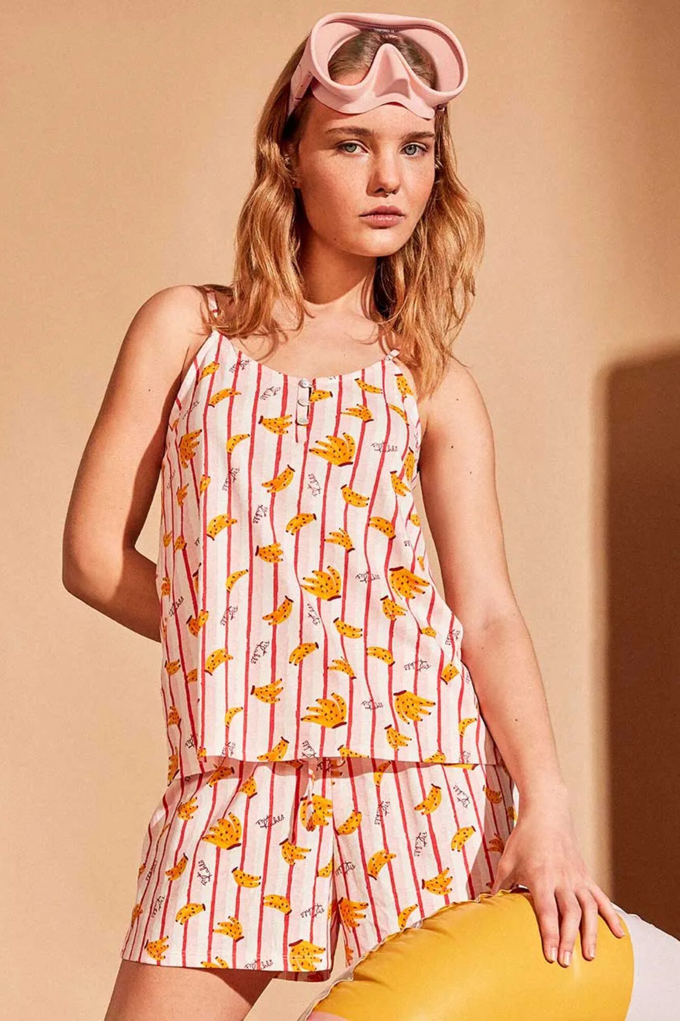 Gisela Pyjama mit Frucht-Print FRIDA