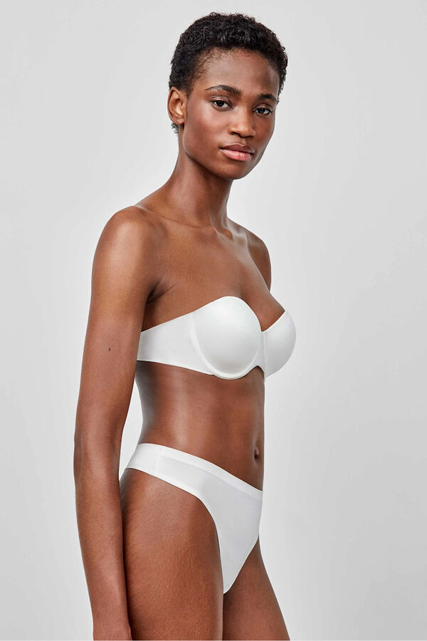 Gisela Bandeau bra Naturwei&szlig;