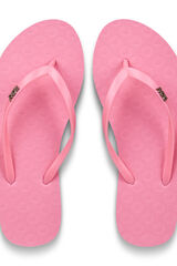 Roxy Chanclas lisas detalles logo morado/lila