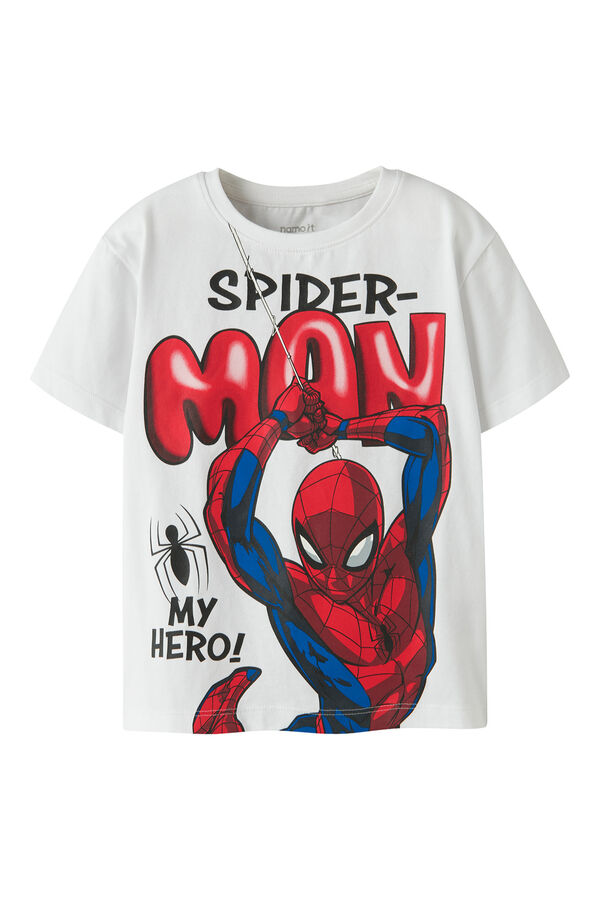 Name it Spiderman short sleeve T-shirt white