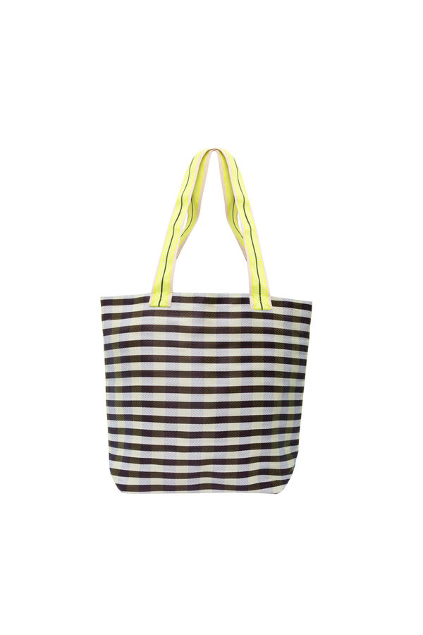Mr. Wonderful Stripe pattern bag-Black and white imprim&eacute;
