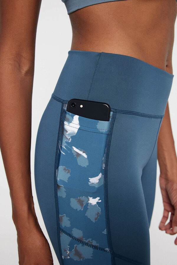 Womensecret Print detail leggings kék