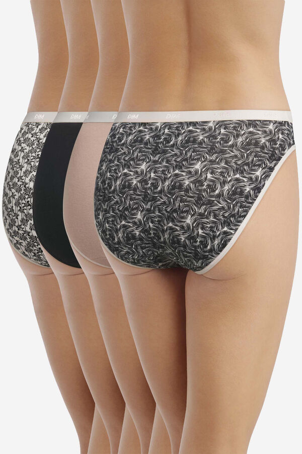 DIM Pack of 4 cotton slips DIM Pockets printed