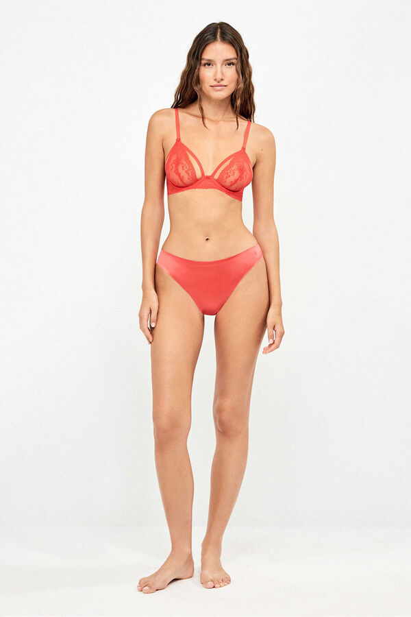 Gisela Pack of 2 satin thongs printed
