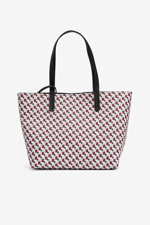 Vilanova Print Shopper Bag Crvena