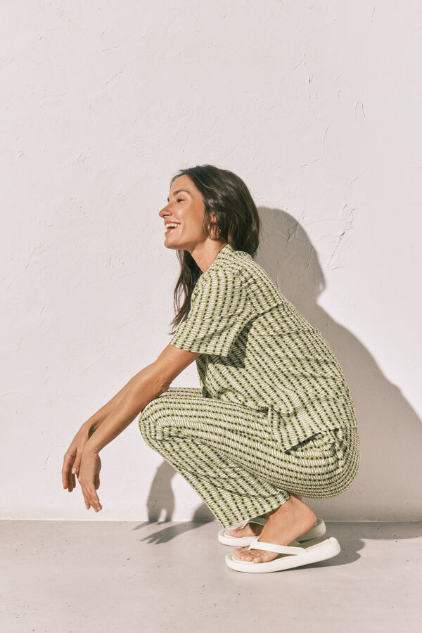 Women'secret Printed classic long pyjamas printed