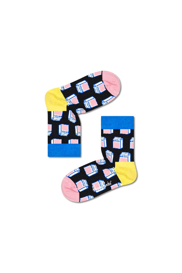 Womensecret Children's carton socks Crna