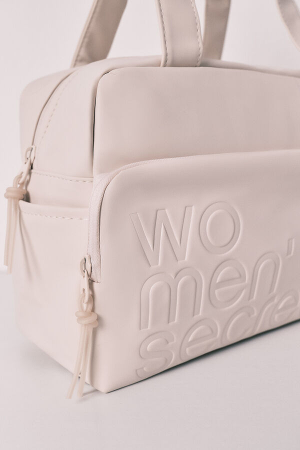 Women'secret N&eacute;cessaire grande de viagem branco bege