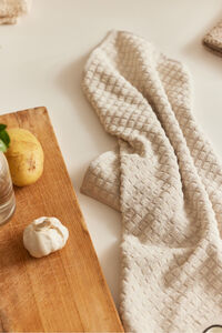 Calma House Set mit 2 k&uuml;chent&uuml;chern aus baumwolle in oporto-senfgelb