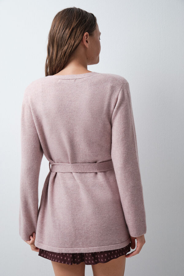Women'secret Pink short cardigan robe pink