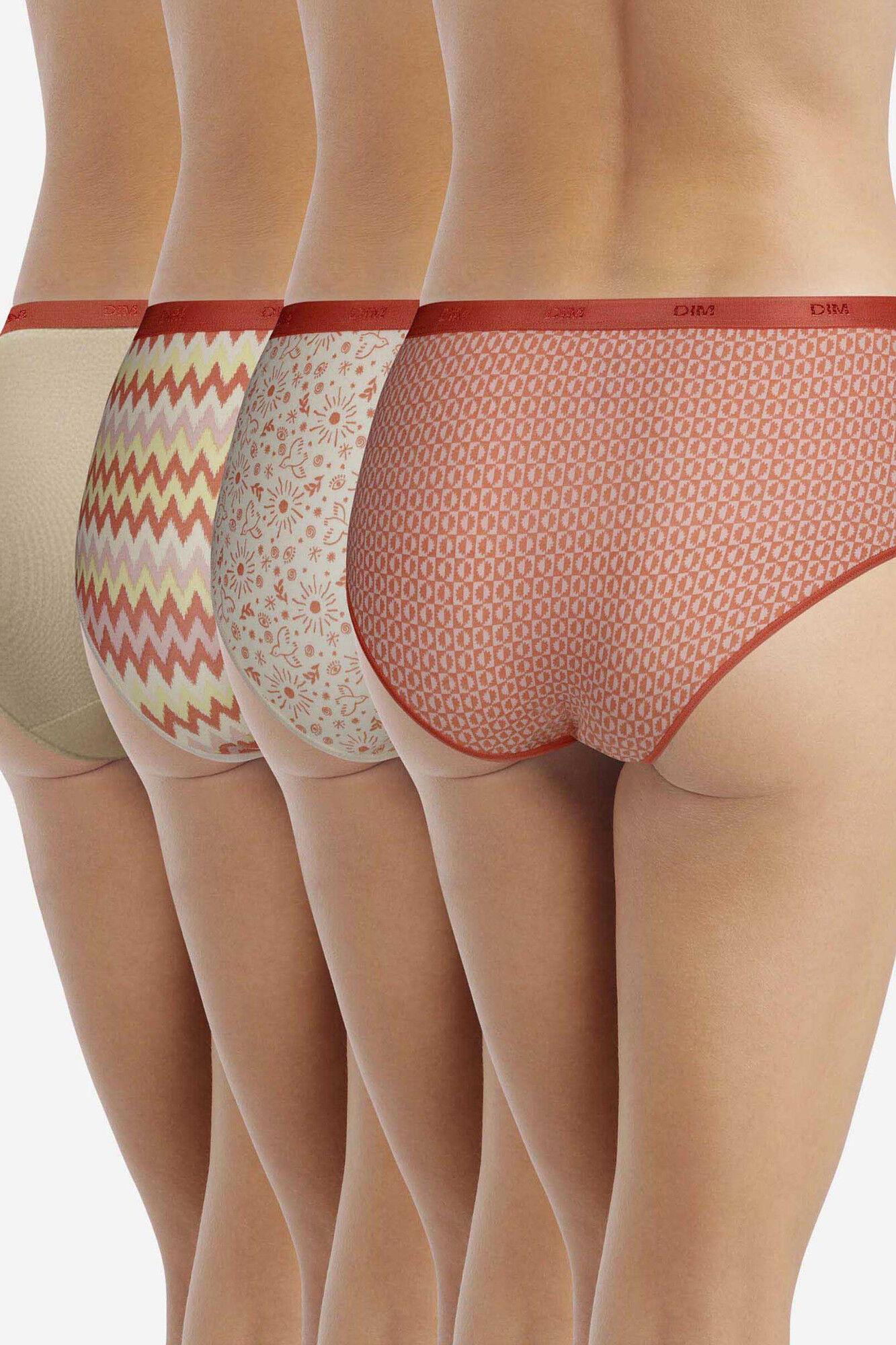 DIM Pack 4 culottes estampados