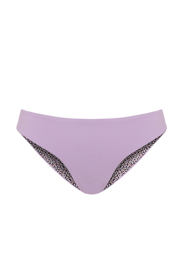 Womensecret Lilac reversible classic bikini bottoms pink
