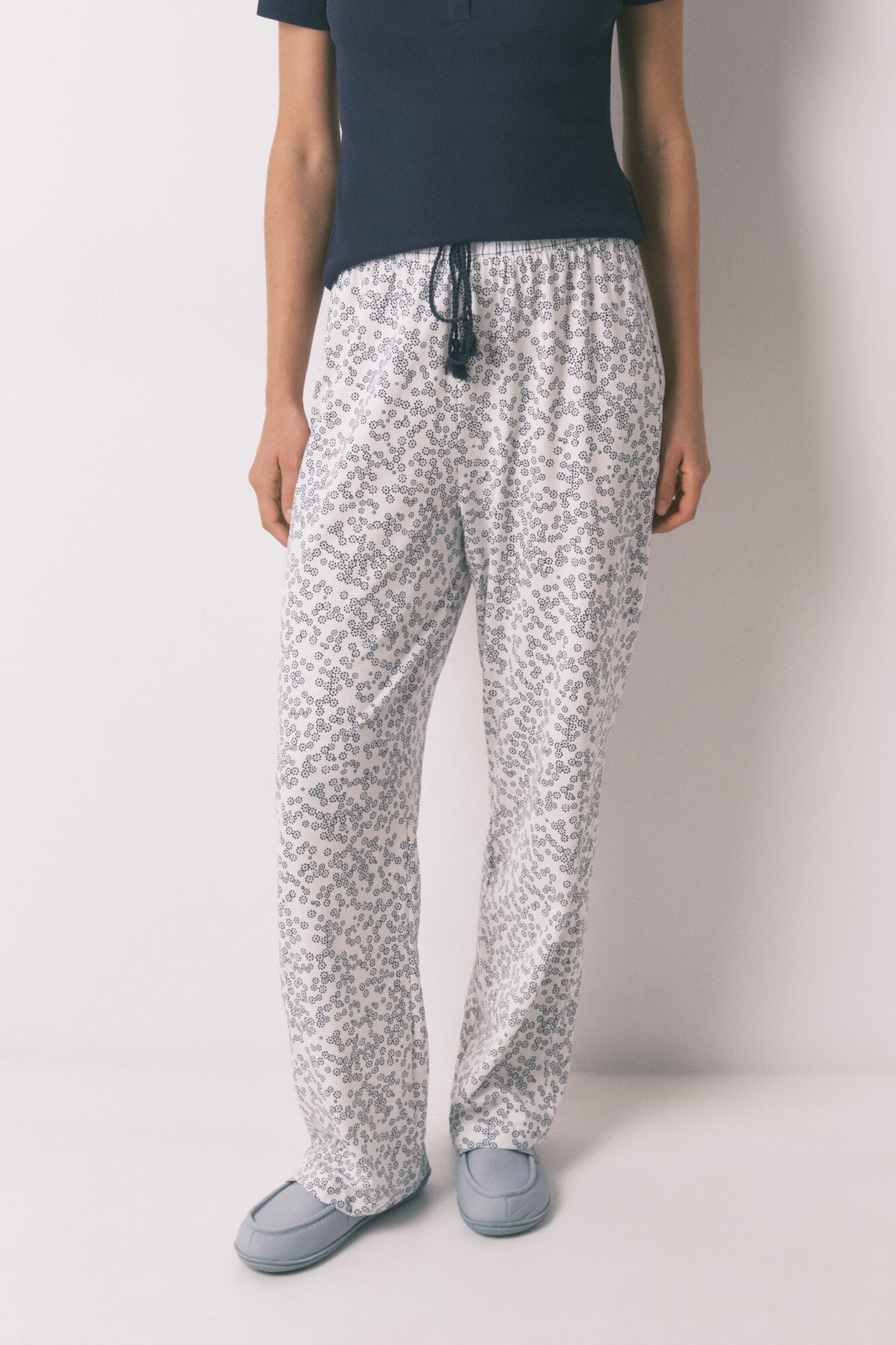Women'secret Floral print cotton long trousers