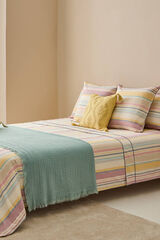 Textura Funda N&oacute;rdica A Rayas De Hilo Tintado blue