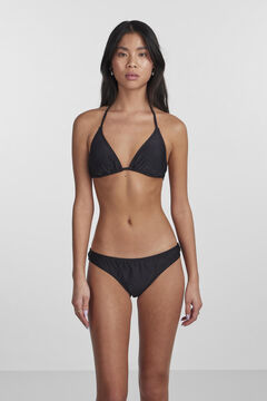 Womensecret Women's low-rise bikini bottoms. noir