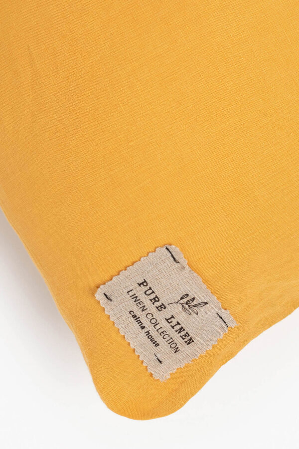 Womensecret Yellow Lino 45 x 45 cushion cover jaune