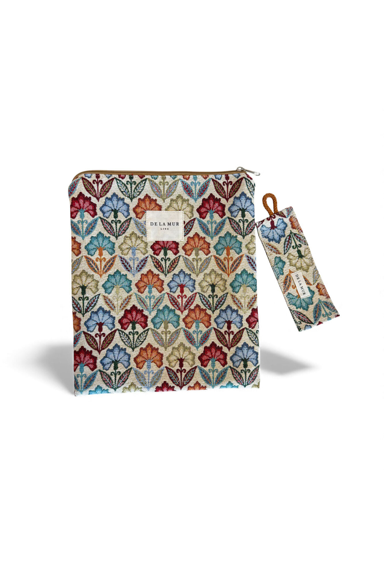 De La Mur Buchh&uuml;lle Flora + Lesezeichen Geschenk