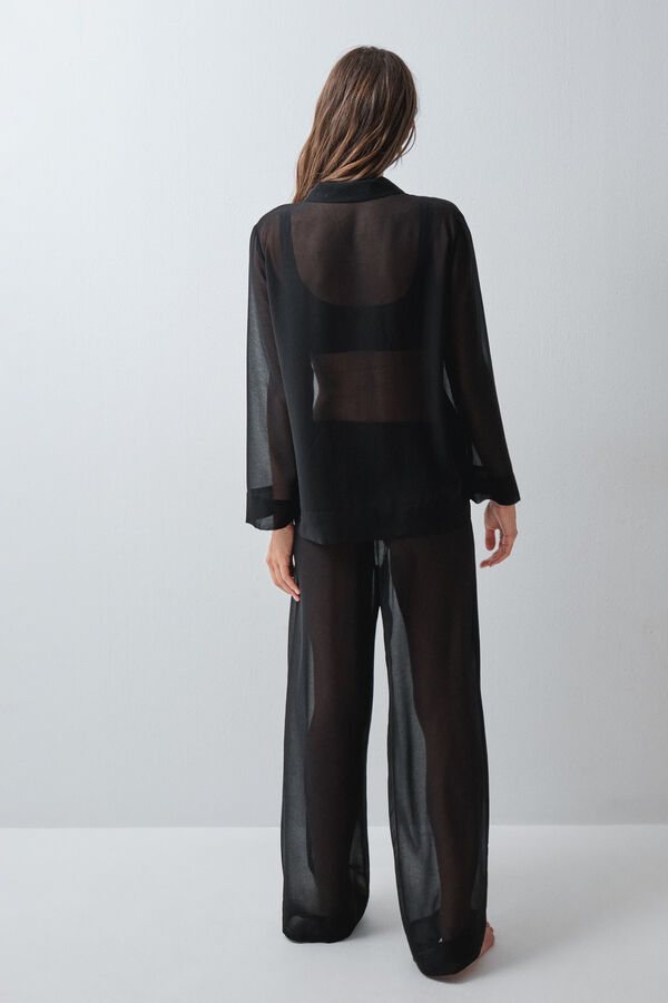 Women'secret Black classic pyjamas black