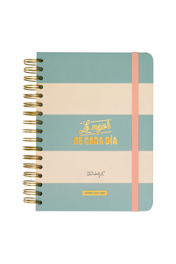 Mr. Wonderful Wonder Agenda 2024-25 Blue Daily-The best of every day printed