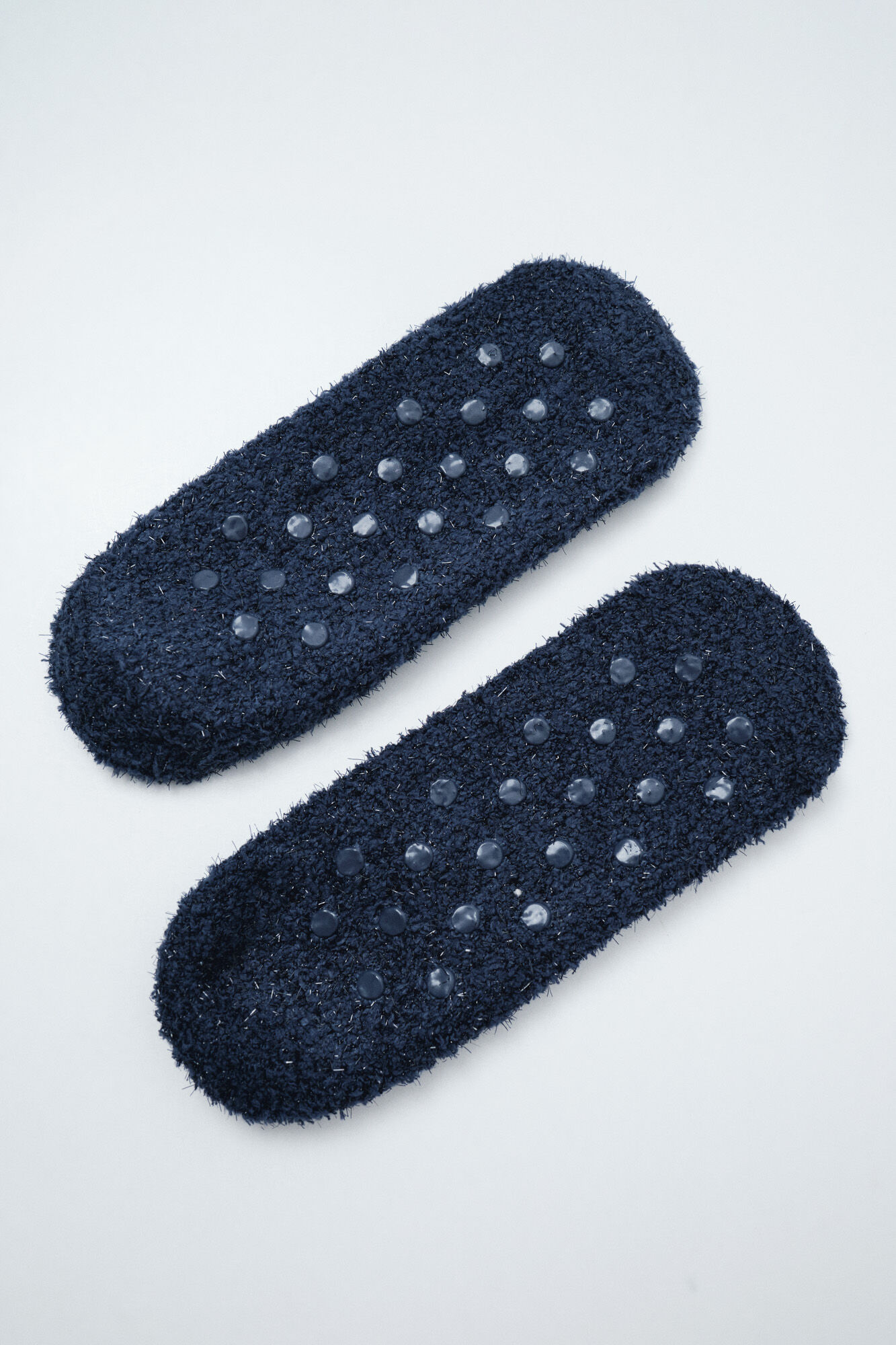 Women'secret Blue fluffy slip on socks