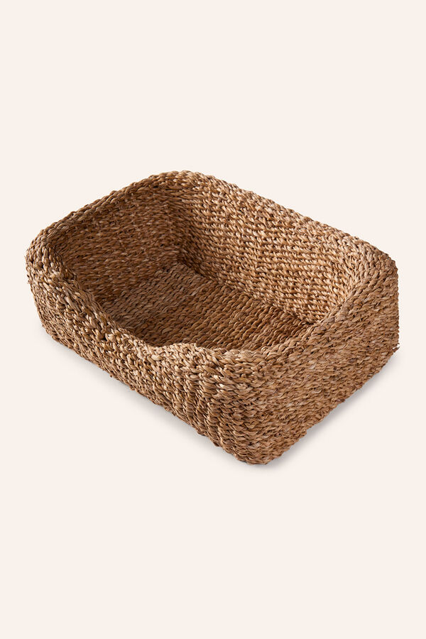 Womensecret Natural Braid 45x35x13 pet bed nude