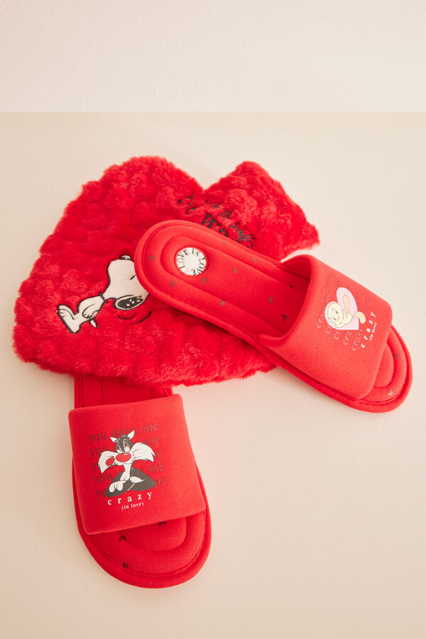Womensecret Tweety house slippers red