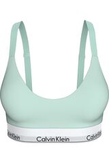 Calvin Klein Logo bralette bra beige