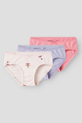Name it 3-pack ballet-style panties pink
