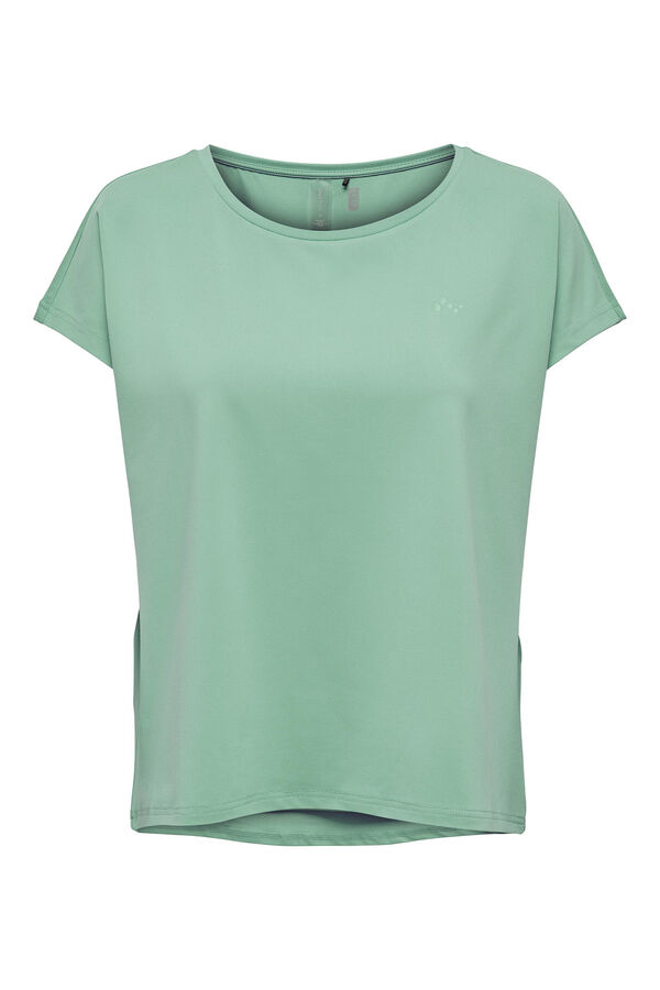 Womensecret Short-sleeved sports T-shirt vert