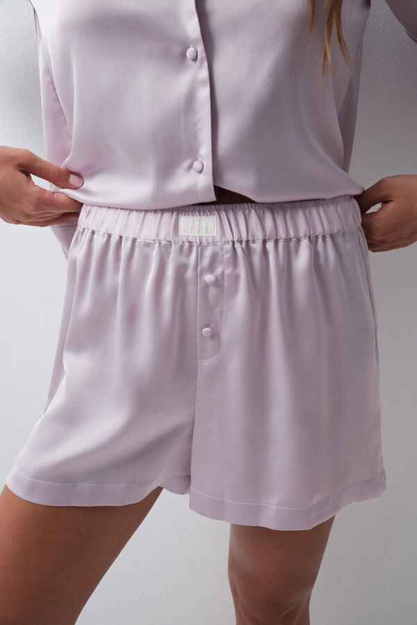 Women'secret Lilac classic short pyjamas pink