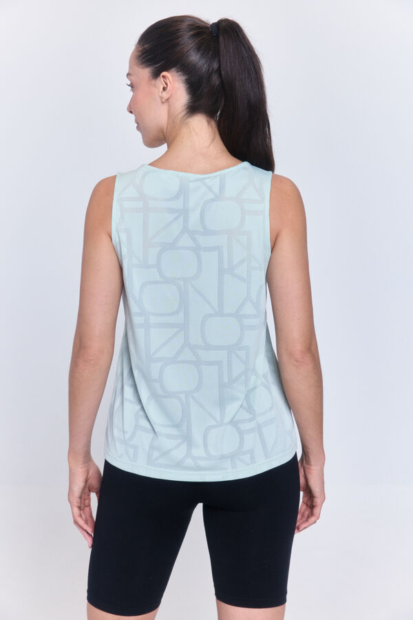 Only Play Mesh-Sport-Tr&auml;gershirt Grau