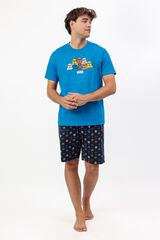 Admas Star Wars Empire game short pyjamas blue