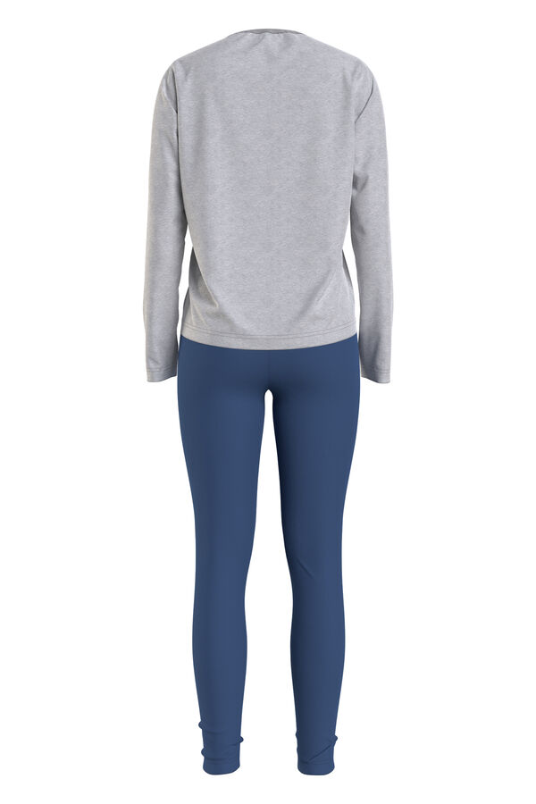 Tommy Jeans Set de pijama de manga larga estampado