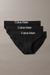 Calvin Klein Pack 3 bragas logo negro
