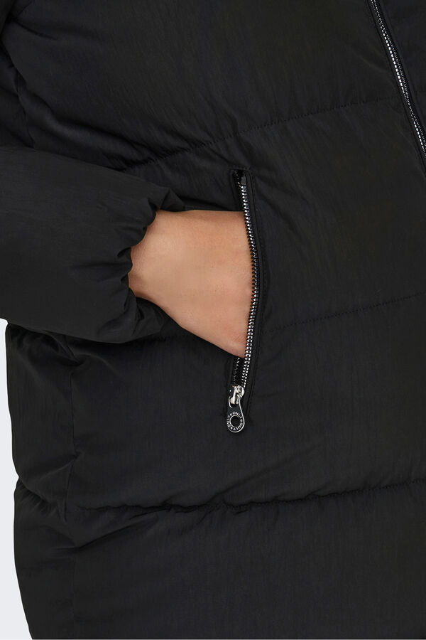 Only Maternity Long coat maternity puffer black
