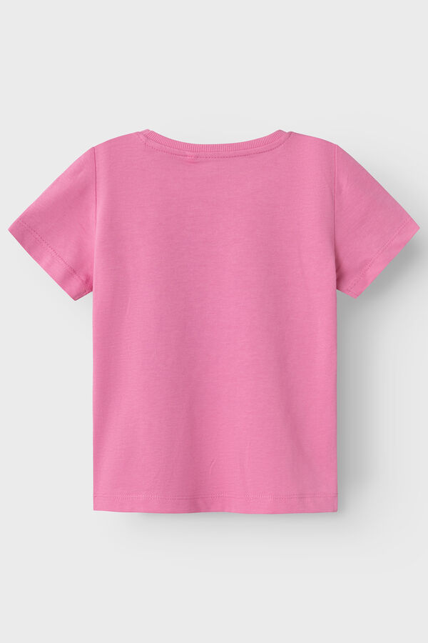 Womensecret Mädchen-T-Shirt Regenbogen Rosa