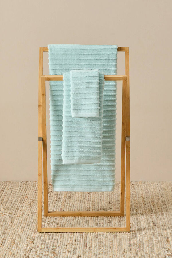 Womensecret Zero Twist BCI cotton bath towel bleu
