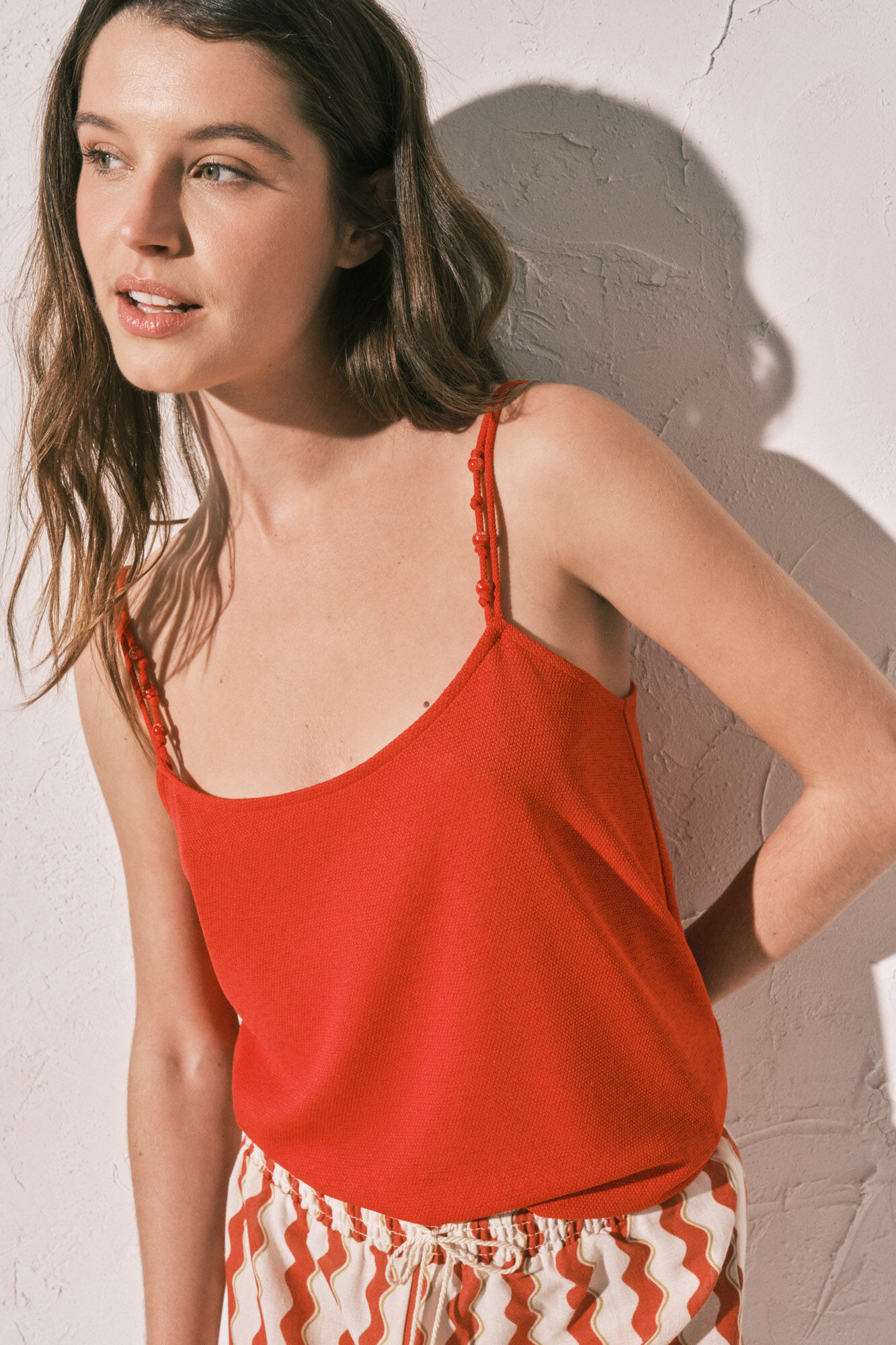 Women'secret Camiseta tirante fino coral