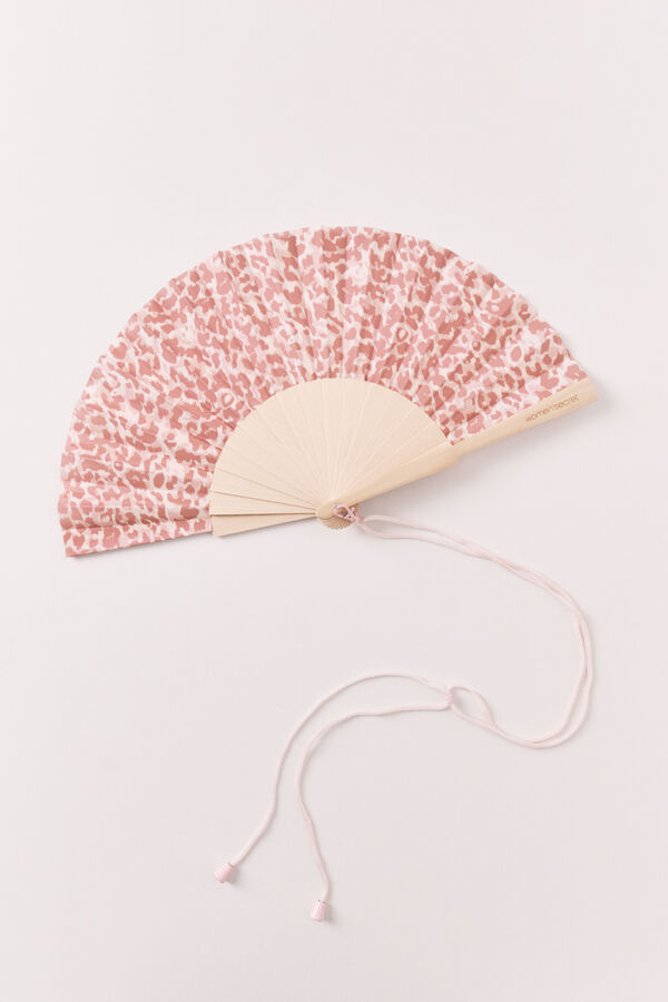 Women'secret Pink spotted fan pink