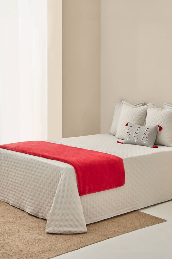 Textura Einfache Steppdecke Grau